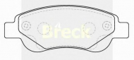 Комплект тормозных колодок BRECK 23959 00 702 00