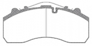 Комплект тормозных колодок KAWE JCA637.00