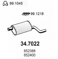 Амортизатор ASSO 34.7022
