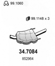 Амортизатор ASSO 34.7084