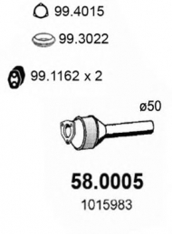 Катализатор ASSO 58.0005
