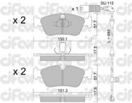 Комплект тормозных колодок CIFAM 822-260-0K