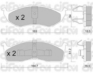 Комплект тормозных колодок CIFAM 822-356-0