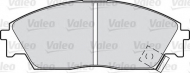 Комплект тормозных колодок VALEO 598248