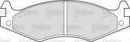 Комплект тормозных колодок VALEO 598595