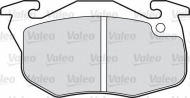 Комплект тормозных колодок VALEO 598081