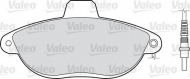 Комплект тормозных колодок VALEO 598073