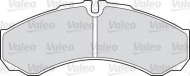 Комплект тормозных колодок VALEO 541662