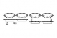 Комплект тормозных колодок WOKING P7853.22