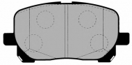 Комплект тормозных колодок Brake ENGINEERING PA1422