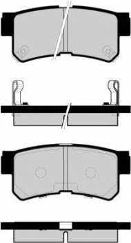 Комплект тормозных колодок Brake ENGINEERING PA1494