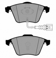 Комплект тормозных колодок Brake ENGINEERING PA1833