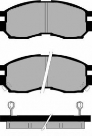 Комплект тормозных колодок Brake ENGINEERING PA783