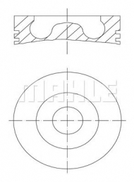 Поршень PERFECT CIRCLE 56 14638 0