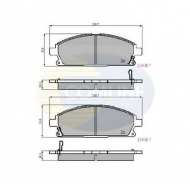 Комплект тормозных колодок COMLINE CBP3591