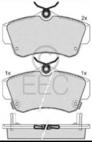 Комплект тормозных колодок EEC BRP1118
