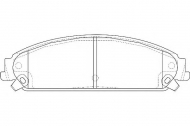 Комплект тормозных колодок WAGNER WBP24164A