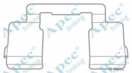 Комплектующие APEC braking KIT1049