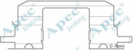 Комплектующие APEC braking KIT1139