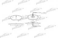 Комплект тормозных колодок PATRON PBP876