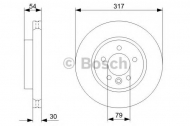 Тормозной диск BOSCH 0 986 479 287