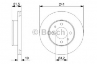 Тормозной диск BOSCH 0 986 479 377