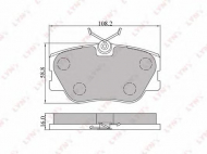 Комплект тормозных колодок LYNXauto BD-5301