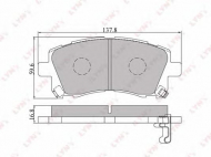 Комплект тормозных колодок LYNXauto BD-7104