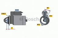 Стартер BOSCH 0 001 107 073
