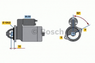 Стартер BOSCH 0 001 107 456