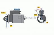 Стартер BOSCH 0 001 108 101