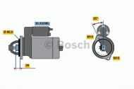 Стартер BOSCH 0 001 115 005