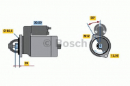 Стартер BOSCH 0 001 313 006