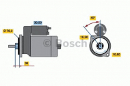 Стартер BOSCH 0 986 012 330