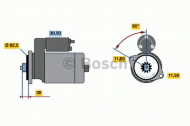 Стартер BOSCH 0 986 014 341