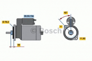 Стартер BOSCH 0 986 014 820
