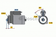 Стартер BOSCH 0 986 016 031
