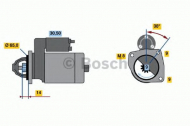 Стартер BOSCH 0 986 017 030
