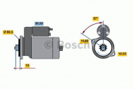 Стартер BOSCH 0 986 017 601