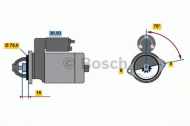 Стартер BOSCH 0 986 018 541