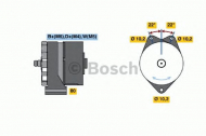 Генератор BOSCH 0 986 031 230