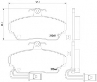 Комплект тормозных колодок HELLA PAGID 8DB 355 006-291