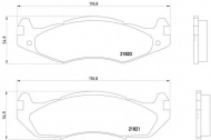 Комплект тормозных колодок HELLA PAGID 8DB 355 006-371