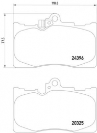 Комплект тормозных колодок HELLA PAGID 8DB 355 012-121