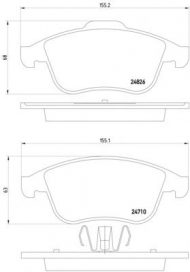 Комплект тормозных колодок HELLA PAGID 8DB 355 014-591