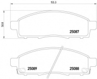 Комплект тормозных колодок HELLA PAGID 8DB 355 015-321