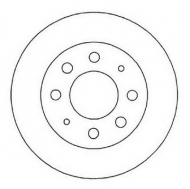 Тормозной диск BENDIX 561824B