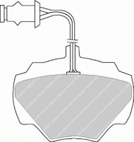 Комплект тормозных колодок FERODO FSL471