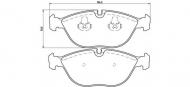 Комплект тормозных колодок BREMBO P 06 019