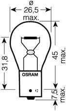 Лампа накаливания OSRAM 7507DC-02B